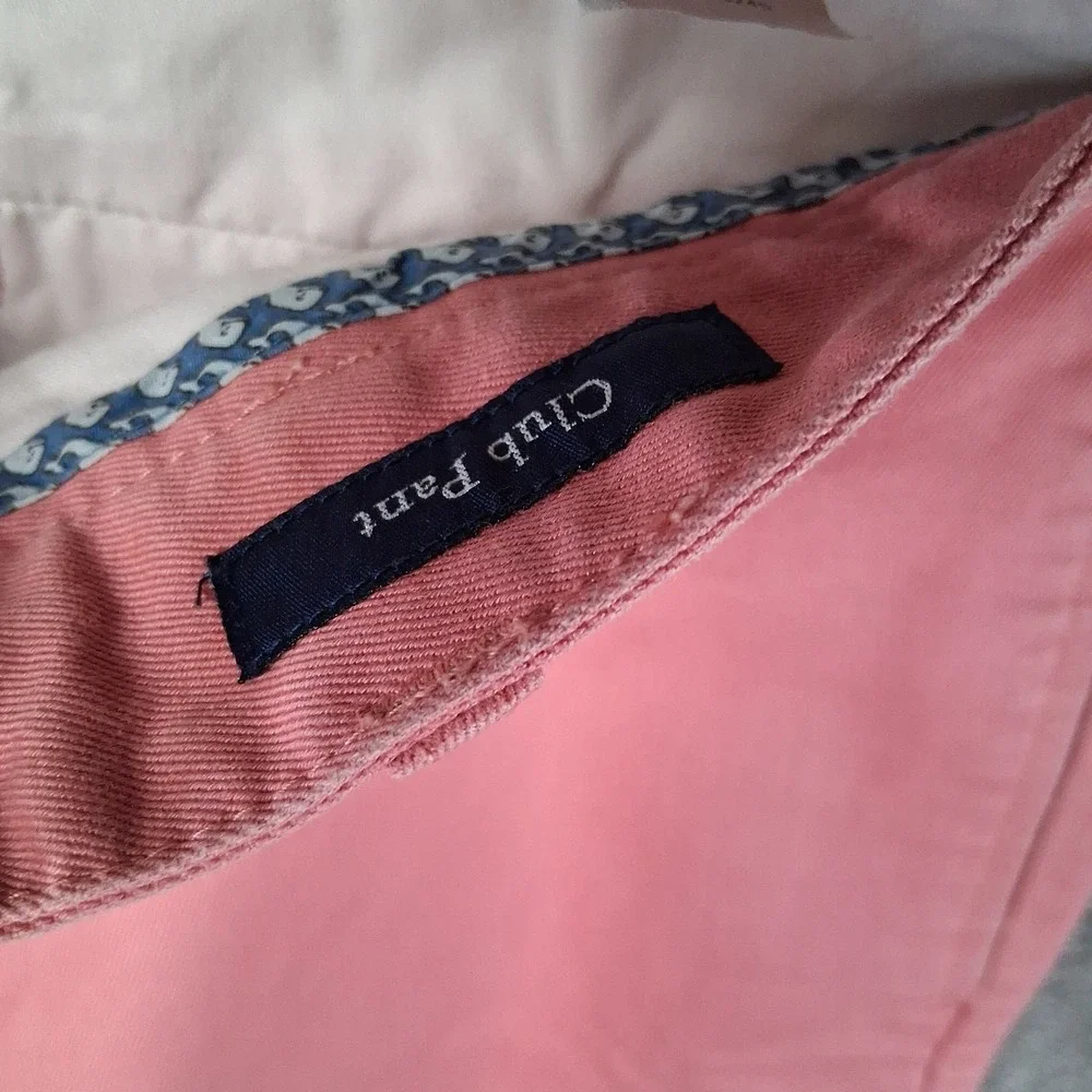 Vineyard Vines Club Pants Men‎ Size 30x32 Pink Straight Leg Chino Preppy